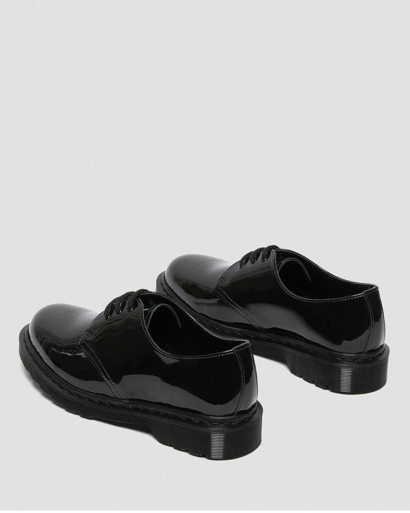 Zapatos Oxford Dr Martens 1461 Made in England Mono Charol Cuero Hombre Negros | MX 21KOR